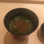 寿司 竹本 - 青森　十三湖　シジミの赤出汁