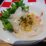 ラ フルール ド スリジエ - 真鯛のカルパッチョ（大人の一人飲みSet)