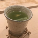 寿司 竹本 - 最後にあがりを入れ直していただきました。