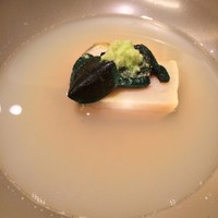 紀尾井町 三谷 - 蛤スープに浮かぶ黒鮑