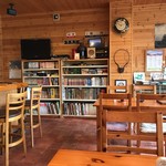 お天気屋喫茶店 - 正面にタブレットがw