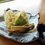 伊豫水軍 - キスの天ぷら