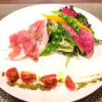 創作イタリアン Gemelli - お任せサラダo(^-^)o綺麗で感動！