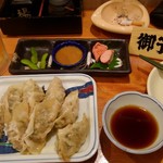 おぎ野 - 隠れメニュー。餃子