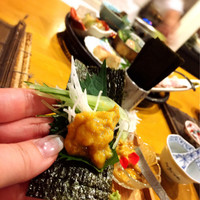 馳走菴 ひじり - 海苔、大葉、きゅうり、長芋、山葵と一緒に♬