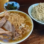 立川マシマシ - 中つけ麺+豚マシ+ニラキムチ
