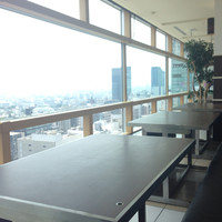 レストランアビエント - 入店前のウエイティングシート。
                ここでデザートをいただきます。