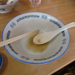 生姜ラーメン みづの - 完食