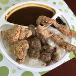 Agedoushuhari - カレーにトッピング！豪華な唐揚げカレーが完成ｗ