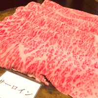 すき焼割烹 日山 - 山形産サーロイン2人前