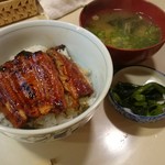 竹よし - 最後にうな丼です