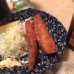 焼鶏館 - アジフライ