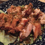 焼鶏館 - とりもも中華揚げ