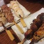 やきとり道場 - 焼き鳥盛り合せ