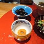 明道町中国菜 一星 - 怪味カシューナッツ、キクラゲの中国醤油