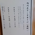 中華そば 風來堂 - きょくそばMENU(2017.07)