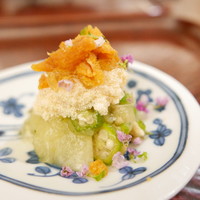日本料理 晴山 - 加賀太瓜に鱧子と鱧あげ