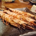 焼鳥 修 - 海老姿焼き