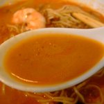 健民ダイニング - ピリ辛汁そば