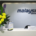 Malaysia Airlines, Golden Lounge KLIA Domestic - マレーのお正月の花飾り