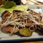 Tachinomi Hiroshi - 肉なすオイル炒め