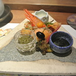 日本料理 潤花 - ２０１７年７月８日の焼き物八寸２