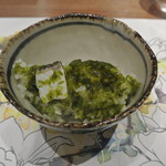 日本料理 潤花 - 生海苔・鱸ご飯