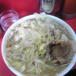 ラーメン二郎 - らーめん二郎目黒（野菜、脂、ニンニク）