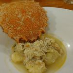 イタリア食堂 910 - 毛ガニのスープニョッキ