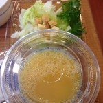 ヴィ・ド・フランス - ドリンクとサラダ