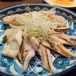 産直屋 たか - 穴子と河豚のたたき