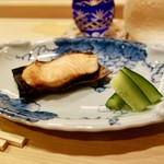 鮨 大門 - ［2017/07］酒肴⑦ トキシラズ 昆布蒸し
