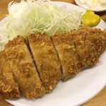 とんかつ 山さき - とんかつ山さき(上ロースかつ定食)