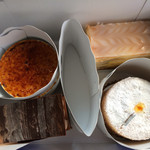 アボンドンス - 1回目の4品(左上のクレームブリュレ最高！)