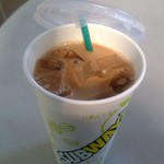 サブウェイ - ドリンク写真:アイスカフェオレ(L)：340円