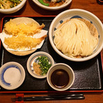 讃岐うどん 蔵之介 - ざるうどん　海老天２本