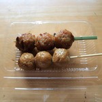 鳥麻 - 「野菜つくね串」と「つくね串」