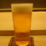 鮨 生粋 - 生ビール