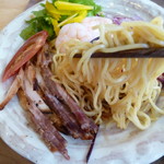 菜根譚 北海道中華 - 細めの麺です