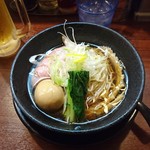 麺の風 祥気 - 冷やしド煮干しそば(味玉クーポン)