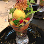 レストラン 間 - スペシャリテ 季節の15種類の野菜パフェ❤️