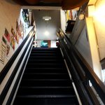 ねぎ庵 - お店は階段を上がって2階