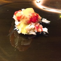 エニェ - 毛ガニとトマトのマリネ♪ 毛ガニの身がおっきい❤️
