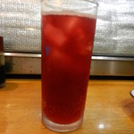 魚伊 - すっぽんサワー（450円）　すっぽん料理は高いので気分だけでもと生き血サワーをいただきます♪