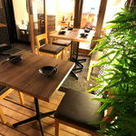 炭火焼き 煙 - 【１Ｆ】2~6名様　テラスガーデン