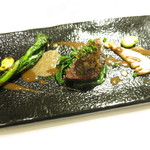 リストランテ サクラ - 八千代牛　牡蠣　フォンドバーと牡蠣のソース