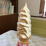 Michi No Eki Minami Arupusu Mura Hase - 『ソフトクリーム／ミックス 珈琲』300円（税込）