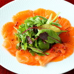 Today's fresh fish carpaccio