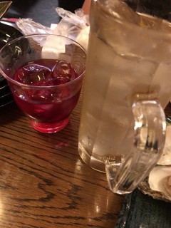 居酒屋 達 - 鍛高譚の梅酒＆レモンサワー