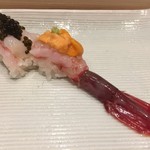 ★8.5ブドウエビ　ブドウエビの卵＆うに